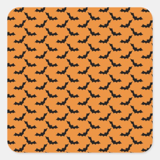 Vetten Vierkante Sticker (Voorkant)
