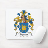 Vetter Family Crest Muismat (Met muis)