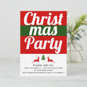 Vettipografieherten, kerstfeestfeest met drie jaar kaart (Staand voorkant)