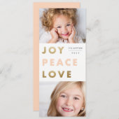 Vettype foto feestdagenkaart (Voorkant / Achterkant)