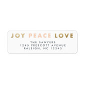 Vettype vakantielabel etiket (Voorkant)