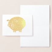 Vetvarkens Cartoon Folie Kaarten (Display)