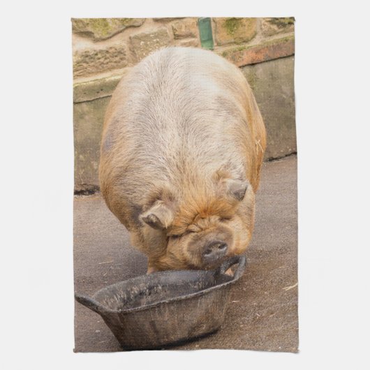 Vetvarkens Theedoek (Verticaal)