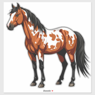 Vetverfpaard Sticker