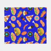 Vetvoeding Frenzy Fleece Deken (Voorkant (Horizontaal))