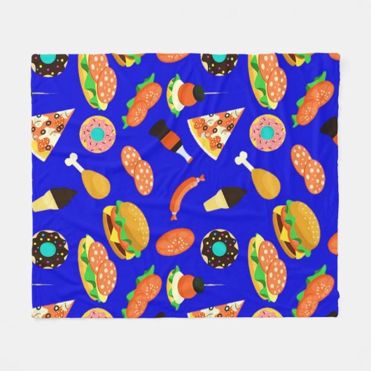 Vetvoeding Frenzy Fleece Deken (Voorkant (Horizontaal))