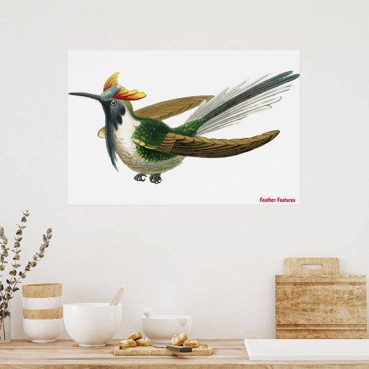 Vetvogel Poster (Keuken)