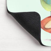 Vetvogels die op elkaar staan muismat (Hoek)