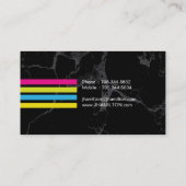 Vetvormig artistieke Visitekaartjes (Achterkant)