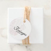 Vetvormig ontwerp-macrame Art Hang Label (In situ)