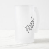 Vetvrij (Hockey) Matglas Bierpul (Voorkant rechts)