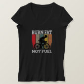 Vetvrij niet-oliehoudend schimmelvormig fietsontwe t-shirt (Design voorkant)