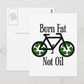 Vetvrije olie briefkaart (Voorkant / Achterkant)
