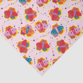 Vetweefsel, van de soort van 1960 tissuepapier (Detail)