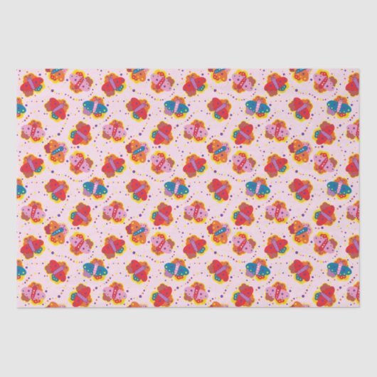 Vetweefsel, van de soort van 1960 tissuepapier (Voorkant)