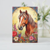  veulen bedankkaart (Staand voorkant)