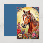  veulen bedankkaart (Voorkant / Achterkant)