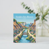 Veules-les-Roses Frankrijk Briefkaart (Staand voorkant)