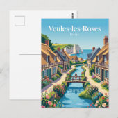 Veules-les-Roses Frankrijk Briefkaart (Voorkant / Achterkant)