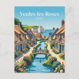 Veules-les-Roses Frankrijk Briefkaart