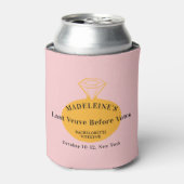 Veuve Before Vows Bachelorette-weekendprogramma Blikjeskoeler (Blikje Voorkant)