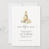 Veuve Before Vows Champagne Bruidsfeest Kaart (Voorkant)