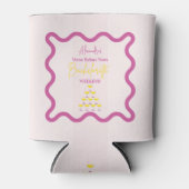 Veuve voor de Huwelijkse Geloften Bachelorette Wee Blikjeskoeler (Voorkant)