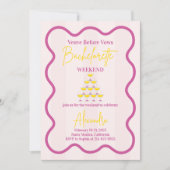 Veuve voor geloften Bachelorette Weekend Route Kaart (Voorkant)