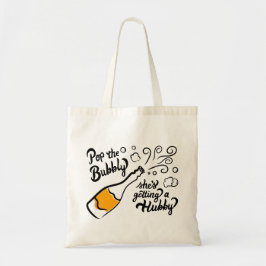 Veuve voor geloften: Champagne Bachelorette Tote Bag