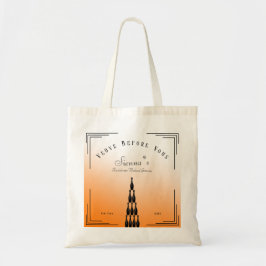 Veuve voor geloften Champagne Tower Bachelorette Tote Bag