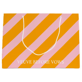  Veuve voor geloften met naam Groot Cadeauzakje