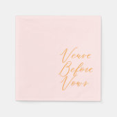 Veuve voor Vows Servet (Voorkant)