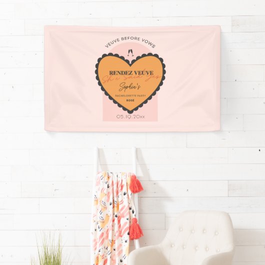 Veuve zweert bij Rendez Veuve, Spandoek (Insitu)