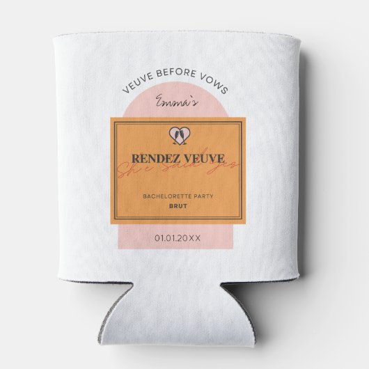 Veuve zweert voor bierkoeler (Achterkant)