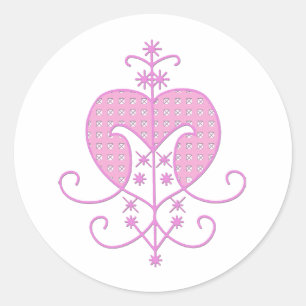 Veve voor Erzulie Freda Ronde Sticker