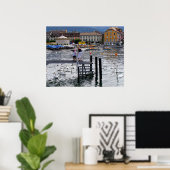 Vevey Lake Genève Poster (Thuiskantoor)