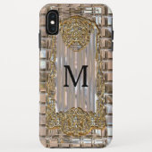 Vex art deco-monogram Case-Mate iPhone case (Achterkant)