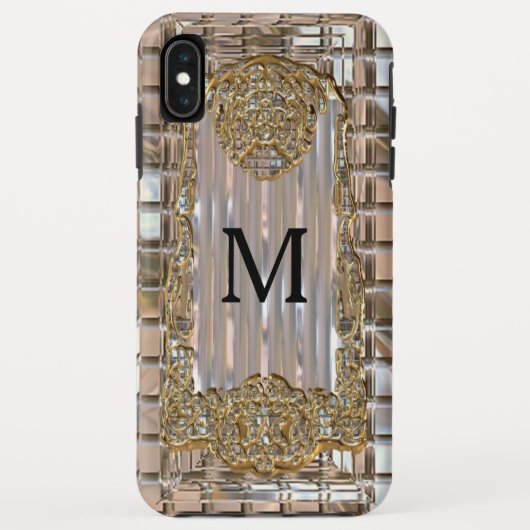 Vex art deco-monogram Case-Mate iPhone case (Achterkant)