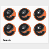 Vex e - Sinaasappel Ronde Sticker (Vel)