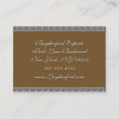 Vex Elegant Visitekaartje (Achterkant)