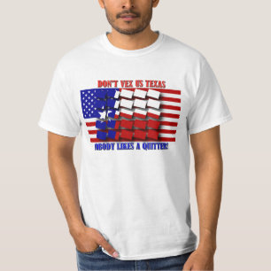 Vex ons Texas niet - Niemand houdt van een gitter T-shirt