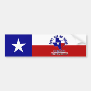 Vex Us Texas - Afscheiding is voor Kuitters Bumpersticker