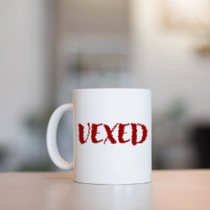 Vexed-Cool Lettertype. Leuk vocabulaire voor je hu Koffiemok