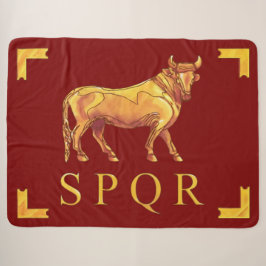 Vexilla SPQR Bull Sherpa Deken