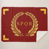 Vexilla SPQR Sherpa Deken (Voorkant (horizontaal))