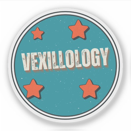 Vexillologie Sticker (Voorkant)