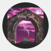Vexing Souls boogweg Ronde Sticker (Voorkant)