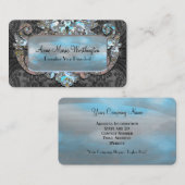 Veyla Joy Elegant Gothic 3,5 inch x 2 inch Profess Visitekaartje (Voorkant / Achterkant)