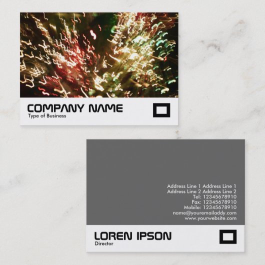 Vezel Optisch Visitekaartje (Voorkant / Achterkant)