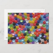 Vezel optische kralen briefkaart (Voorkant / Achterkant)